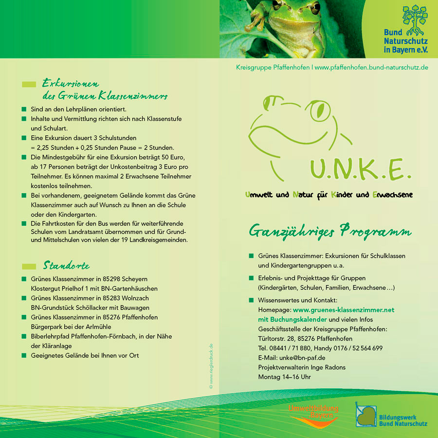 Flyer Unke 2018